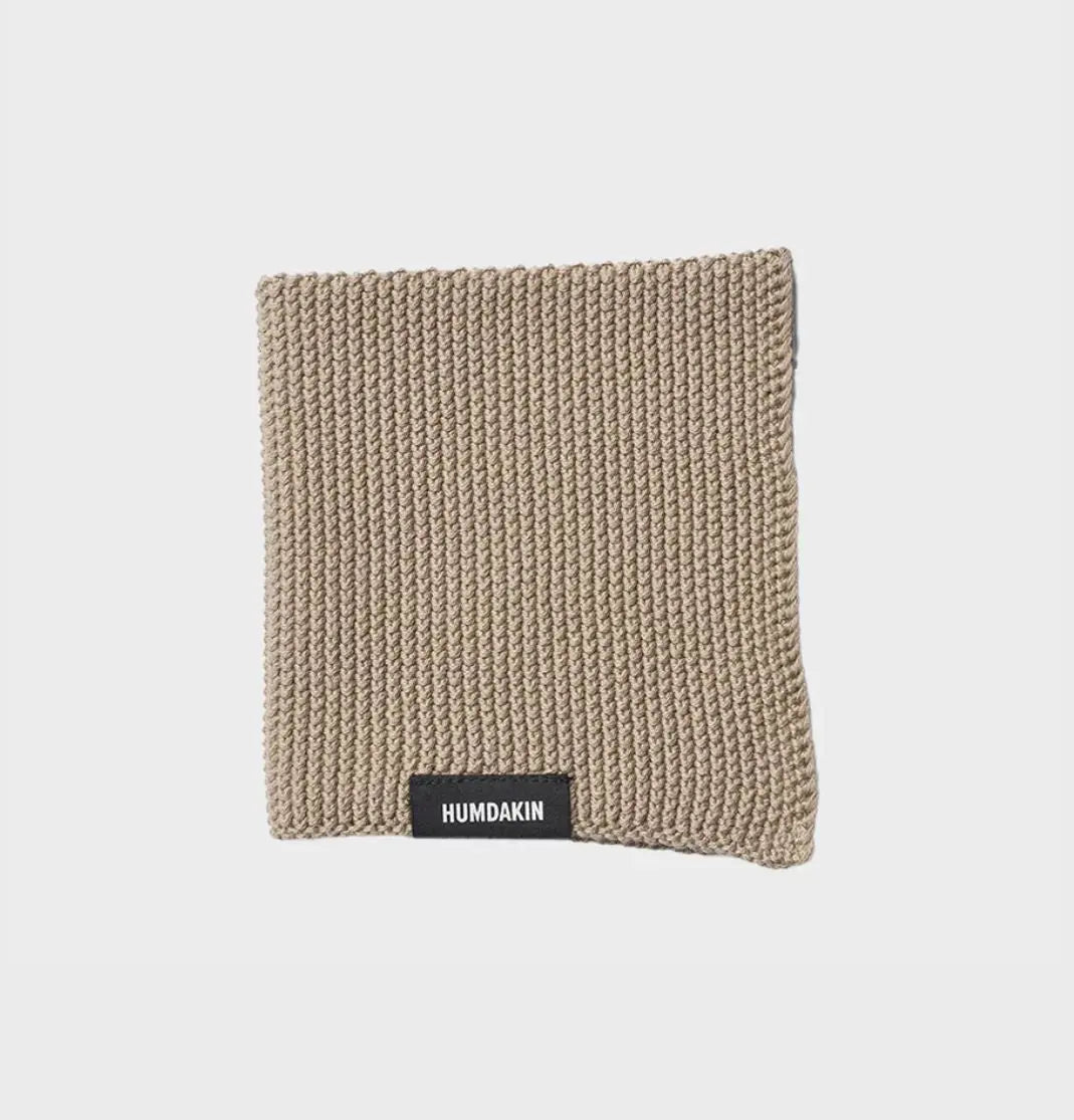 HUMDAKIN Strikket karklud Organic Textiles 026 Oak